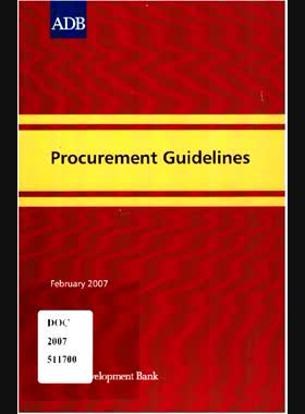 Procurement guidelines book